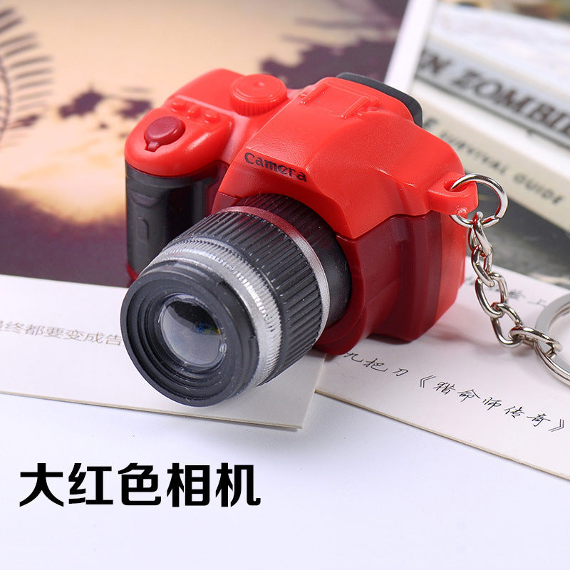 Wholesale LED Light Emitting Sound Simulation SLR Camera Keychain